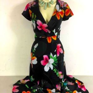 Babaton floral maxi dress